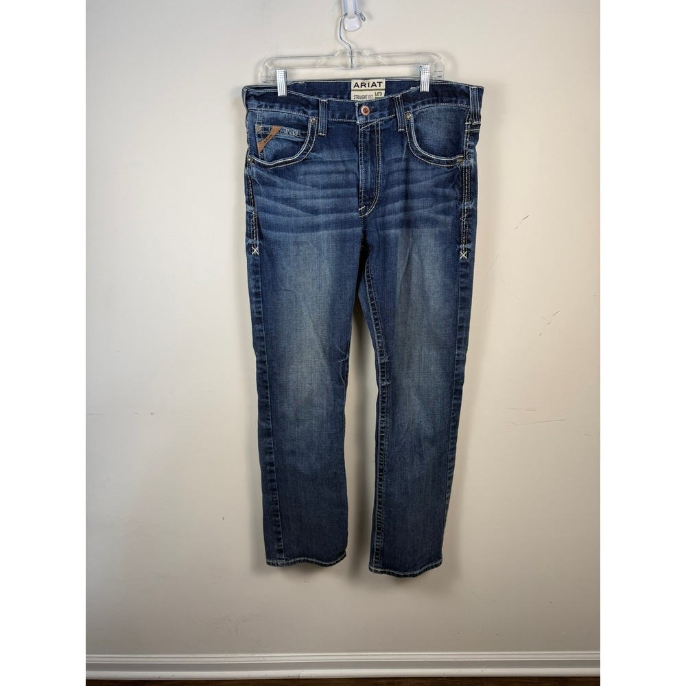 Ariat M5 Lennox Straight Leg Jeans Mens 36x34 Medium Wash Denim 10030275